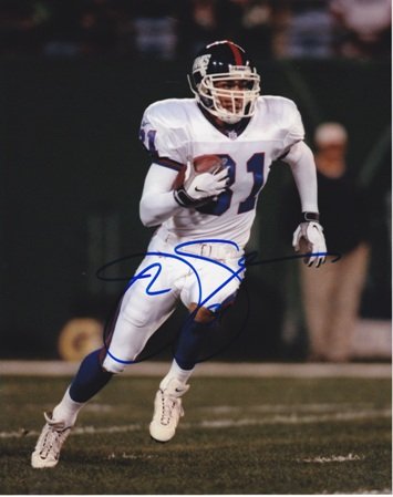 Jason Sehorn Autographed New York Giants 8x10 Photo