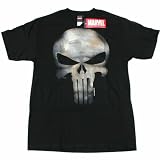 MARVEL PUNISHER NO SWEAT SKULL T SHIRT, Small