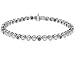 Blue and White Diamond Tennnis Bracelet 2 Carat (ctw) in 14K White Gold