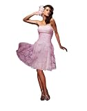 Tony Bowls TS11173, Demure strapless minidress with lace overlay by Tony Bowls Shorts.