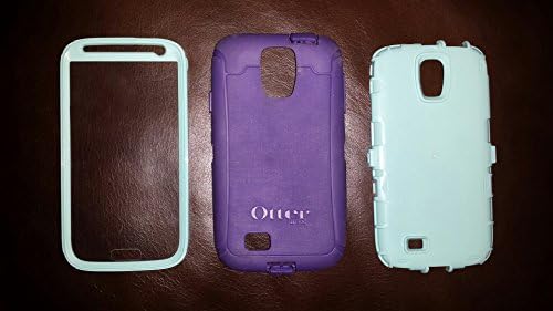 Otterbox Defender Series for Samsung GALAXY S4 - Retail Packaging - Violet Purple / Aqua Blue