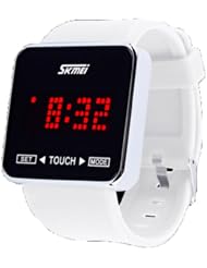 Touch Screen Luxury Style Red LED Womens Sport Watches for Girls SK-361?