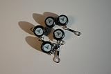 ECO Dr. Slick Retractable Reel ::: Zinger Pin on Reel - Package of Five (5)