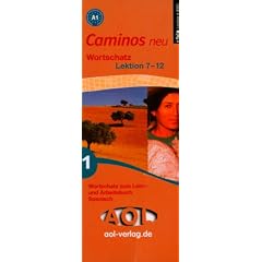 Caminos neu 1 Spanisch /  Wortschatz zum Lehr- und Arbeitsbuch Teil 2 (Lektion 7-12): In der kleinen Lernbox: 240 Lernkarten A8, perforiert