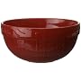 Signature Housewares Sorrento 120-Ounce Large Mixing Bowl, Ruby