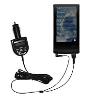 2nd Generation Audio FM Transmitter plus integrated Car Charger for the Cowon J3 with Gomadic TipExchange Technology