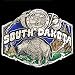 Search : Pewter Belt Buckle - South Dakota Bison - Pewter Belt Buckle