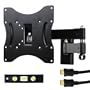 VideoSecu Articulating Wall Mount for Dynex 32" Class / 720p / LCD LED HDTV DX-32E150A11 DX-32L200A12 DX-32L220A12 Flat Panel Display Free HDMI Cable and 6" 3-Axis Magnetic Bubble Level W41