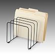 Fellowes Vertical File, 5 Sections, Wire, Black (72351)