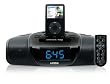 Homedics HMDX-C30 Speaker Dock for iPod with AM/FM Clock Radio with Nature Sounds, Silver/Grey