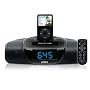 Homedics HMDX-C30 Speaker Dock for iPod with AM/FM Clock Radio with Nature Sounds, Silver/Grey