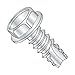 #6 x 5/8" Type 25 Thread Cutting Screws/Unslotted/Hex Washer Head/Steel/Zinc (Carton: 10,000 pcs)