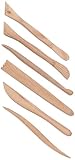 Darice 6-Piece Wooden Clay Tool Set