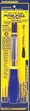 Eazypower 83635 9.5 to 12-Inch Push Pull Click Click Screwdriver with Drill Bit Kit, 8-Piece