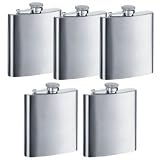 Stainless Steel 6 oz Alcohol Water Flask NEW 41iK825vbsL. SL160 Stainless Steel 6 oz Alcohol Water Flask NEW