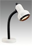 Grandrich G-2400 WHT Gooseneck Watt Desk Lamp in White