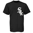 Chicago White Sox Black Wordmark T-Shirt by Majestic