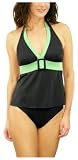 It Figures Women's Mod Squad Halter Tankini Suit