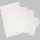 Nautica J-Class Bleach Safe 100-Percent Cotton Bath Rug Contour, White, 20 by 24