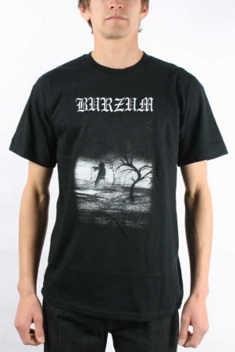 Burzum - Mens When Night Falls T-shirt in Black