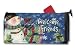 Snowman Welcome Friends Winter Magnetic Mailbox Cover