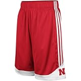 Nebraska Cornhuskers adidas Red 3-Stripe Pre-Game Short