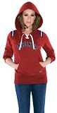 St. Louis Cardinals Women's Laced Up Fleece Hooded Sweatshirt - by Alyssa Milano