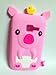 Cute Happy 3D Pig Crown CROWNED PIG Silicone Gel Case Cover For Samsung Galaxy Discover S730G / Galaxy Centura S738C (StraightTalk/Net 10/Tracfone)