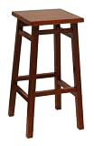 Review Winsome Wood 94029.00 / 29-Inch Stool with Walnut Finish, Set of 2