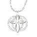 Forever Love Diamond Cross Pendant Eternity Necklace: Romantic Gift For Her