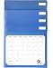 Kitchen & Housewares : Fridgefile: The Hang-Anywhere Paper Organizer - Blue