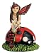Ladybug Fairy Figurine - Cold Cast Resin - 3.25'' Height