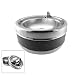 Round Bowl Cigarette Cigar Smokeless Ashtray Black Round Bowl Cigarette Cigar Smokeless Ashtray Black