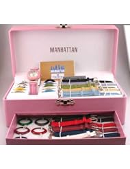 Womens Manhattan Interchangeable Strap Watch Set