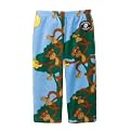 Toddlers Grandma Pants Monkeying Around Pajama Pants - Brown/ Blue