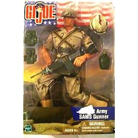 Gi joe Desert Army SAWS Gunner by