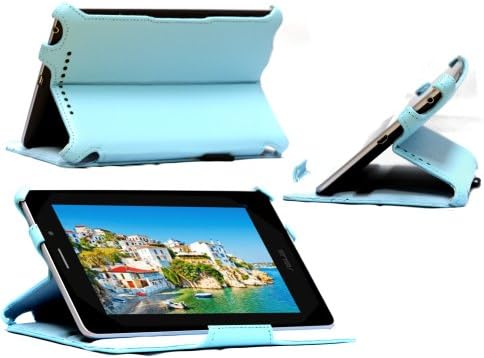 Naitech MiTAB Faux Leather Multi Stand Case Cover Compatible with The ASUS MeMO Pad 7 Inch ME172V (Blue)