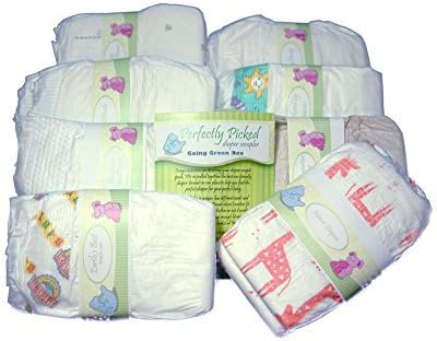 Perfectly Picked Diaper Sampler- Going Green Box - Eco Friendly Disposable Diaper Variety Pack (Diaper Size 1) Size: Diaper Size 1 Model: PP-GGB (Newborn, Child, Infant)