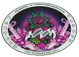 Don Ed Hardy Eternal Love Rose Tattoo Belt Buckle Christian Audigier