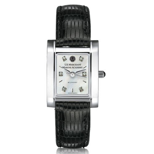 US Merchant Marine Academy Womens Swiss Watch - Mother of Pearl Quad US Merchant Marine Academy Womens Swiss Watch - Mother of Pearl Quad