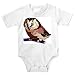 Onesie with perched, owl, bird