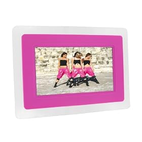 KitVision 7 inch Digital Photo Frame - Punk Pink