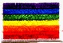 Small Rainbow Gay Pride Flag - Embroidered Iron On or Sew On Patch