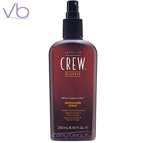 AMERICAN CREWGrooming Spray for Men, Variable Hold, 8.4 oz (Pack of 6)