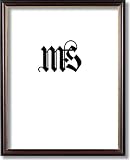 10x13 10 x 13 Frame for Picture Photo or Poster, Mahogany and Gold, style #607