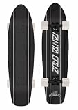 Santa Cruz Skate Jammer Strip Black Cruzer Skateboard (7.4 x 29.1-Inch)