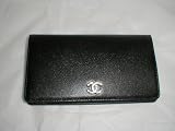 CHANEL(シャネル) 長財布 ファスナー付き小銭入れ A４６３１４ 黒 キャビア シャネル 小銭入れ