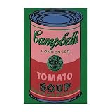 Colored Campbell's Soup Can, c.1965 (red & green) Art Print Art Poster Print by Andy Warhol, 11x14