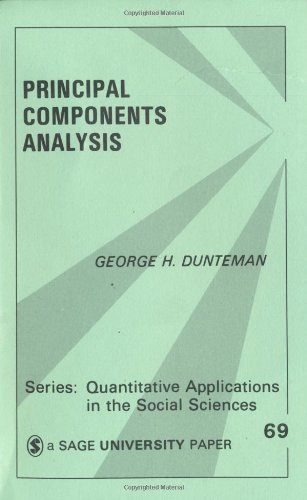 principal components analysis quantitative applications in the social sciences