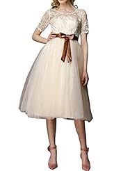 Tulle Natural   Waistline Lace-Up Homecoming Dress/Bridesmaid Dress/Prom Dress 